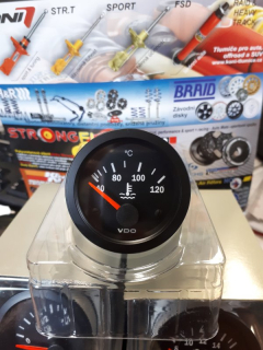 VDO budík teploty vody 50-120 st.C teploměr elektronický ukazatel