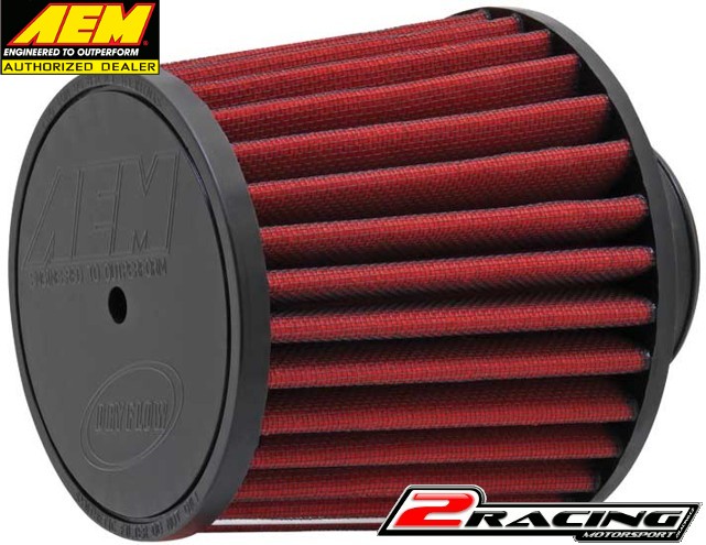 AEM uni sportovní vzduchový filtr vstup 70 mm, výška 127 mm 21-202D-HK