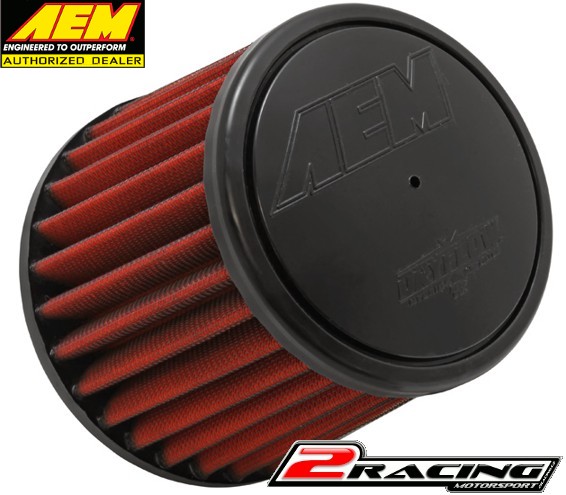 AEM uni sportovní vzduchový filtr vstup 76 mm, výška 127 mm 21-2031D-HK