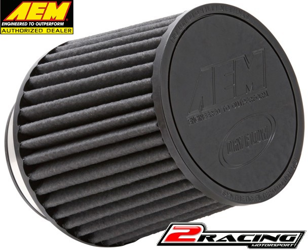 AEM uni sportovní vzduchový filtr vstup 76 mm, výška 127 mm Brute Force 21-203BF