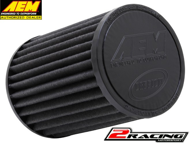 AEM uni sportovní vzduchový filtr vstup 89 mm, výška 178 mm Brute Force 21-2047BF