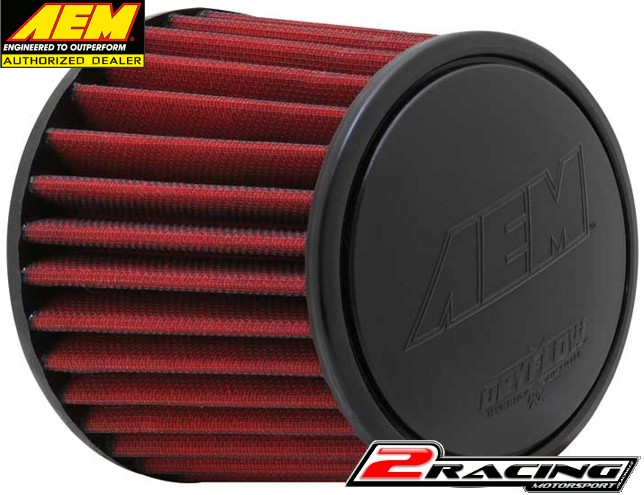AEM uni sportovní vzduchový filtr vstup 83 mm, výška 127 mm 21-2110DK