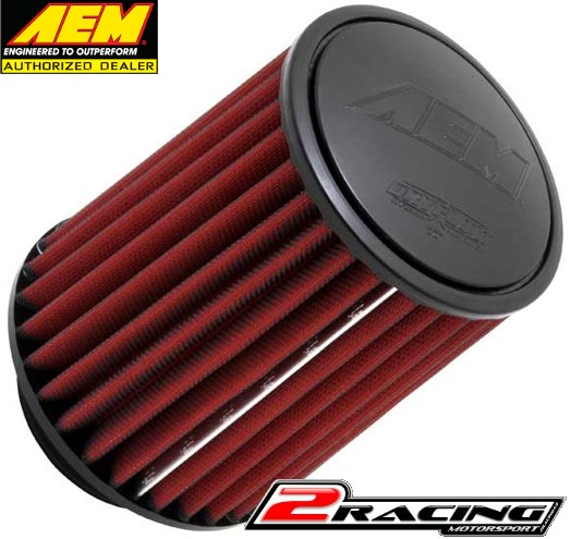 AEM uni sportovní vzduchový filtr vstup 89 mm, výška 178 mm 21-2147DK