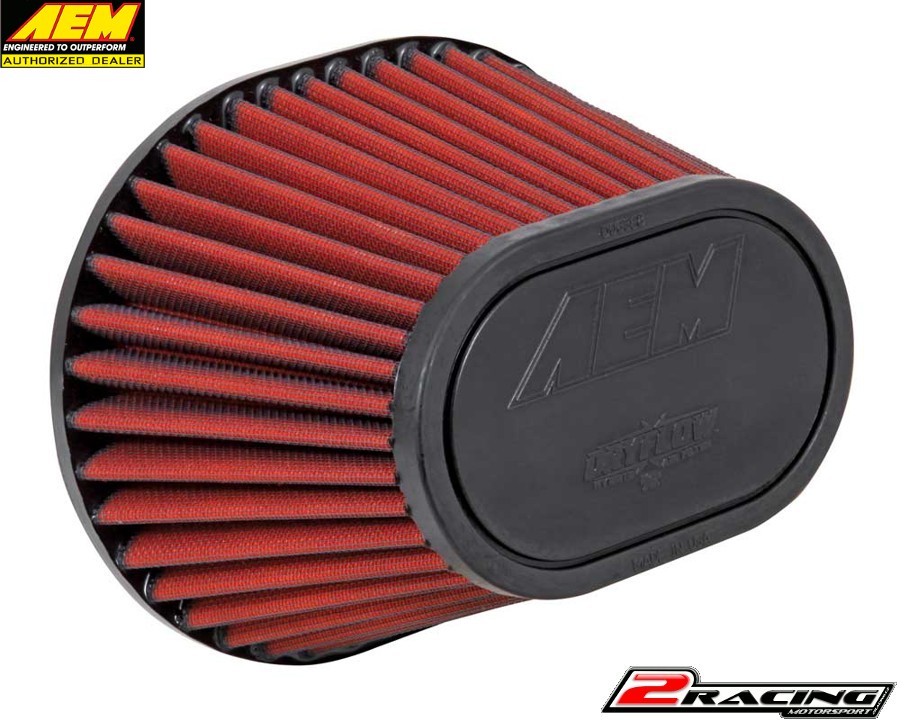 AEM uni sportovní vzduchový filtr vstup 89 mm, výška 216 mm 21-2148DK
