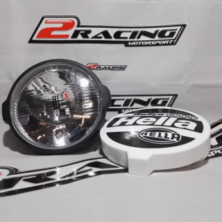 Akční set 2kusy Dálkové přídavné světlo parabola rally Wesem H3 12V (183mm) krytka Hella 1000