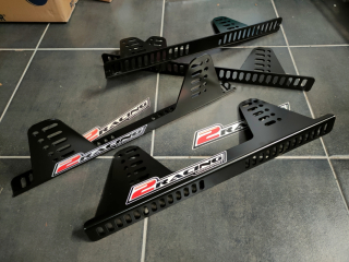 2 páry boční držáky na závodní sedačku polohovatelné dle FIA