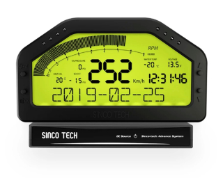 Dashboard digitální přístroj do závoďáku