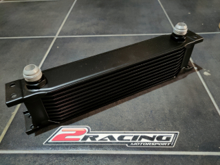 Olejový chladič z hliníku AN10 pro motor nebo převodovku 10.řadý (325x70x50mm)