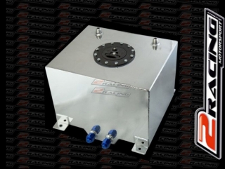 Nádrž na benzín z hliníku s pěnou 30Litrů závodní alu