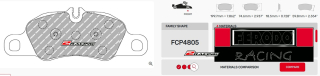 Závodní destičky DS1.11 Ferodo racing FCP4805W