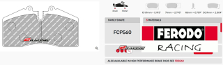 Závodní destičky DS1.11 Ferodo racing FCP560W