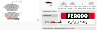 Sportovní destičky DS Performance Ferodo FDS1052