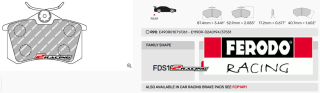 Sportovní destičky DS Performance Ferodo FDS1083