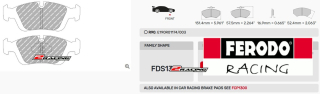 Sportovní destičky DS Performance Ferodo FDS1300