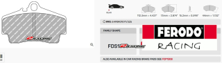 Sportovní destičky DS Performance Ferodo FDS1308
