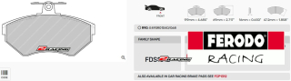 Sportovní destičky DS Performance Ferodo FDS1312