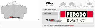 Sportovní destičky DS Performance Ferodo FDS1435