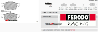 Sportovní destičky DS Performance Ferodo FDS1805